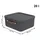 Rotho Maloja Aufbewahrungsbox 39,5 x 38,0 x 17,7 cm 2-tlg. schwarz