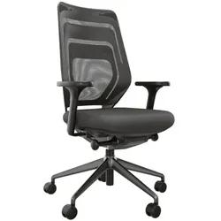 fm Büromöbel Bürostuhl »Asiento« mit Armlehnen grau