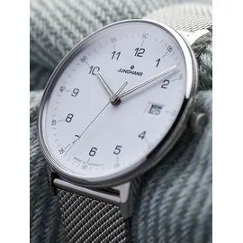 JUNGHANS Damenuhr mit Milanaiseband Form Quarz