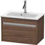 Duravit Ketho Waschtischunterschrank KT642202121 60 x 38,5 cm, Nussbaum dunkel,