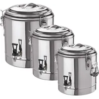 GVK ECO Thermogetränkebehälter silber 12 l