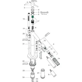 Hansgrohe Axor Starck Einhandwannenmischer bodenstehend (10456000)
