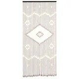 Maximex Bambusvorhang Rhombus, mehrfarbig, 90x200 cm, 31 Stränge aus Ahornholz