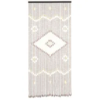 Maximex Bambusvorhang Rhombus, mehrfarbig, 90x200 cm, 31 Stränge aus Ahornholz