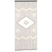 Maximex Bambusvorhang Rhombus, mehrfarbig, 90x200 cm, 31 Stränge aus Ahornholz