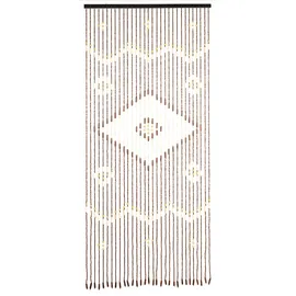 Maximex Bambusvorhang Rhombus, mehrfarbig, 90x200 cm, 31 Stränge aus Ahornholz