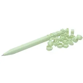 Wedo Kugelschreiber LetterPen PUZZLE hellgrün, Schreibfarbe: blau, 2 St.