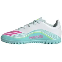 adidas F50 Messi Club TF Kinder white/lucid pink/flash aqua 36