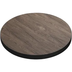 Bistro Tischplatte | Ø 80 cm | Wenge | Gastro Tischplatte