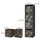 Vicco Ludus Aktenregal 37 x 145 x 34 cm Schwarz
