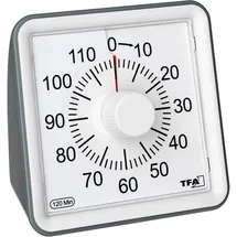 TFA Dostmann Timer Visual Timer Weiß analog