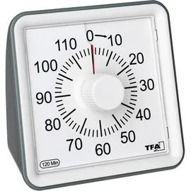 TFA Dostmann Timer Visual Timer Weiß analog