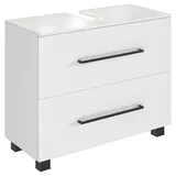 Held Waschbeckenunterschrank Luzern - weiß