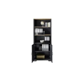 Möbel Boss JUDITH Aktenschrank 86 x 38 x 204 schwarz
