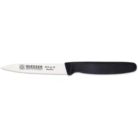Giesser Gemüsemesser Glatt, Chrom-Molybdän-Edelstahl, Schwarz, 100mm Klingenlänge, 200mm Länge