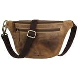 GREENBURRY Bauchtasche / Gürteltasche Vintage 1743C Waist Bag Bauchtaschen Braun