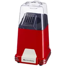 Melchioni Family Popcorn-maschine, 110 W, Luftheizung, ohne Öl und Fett, Rot