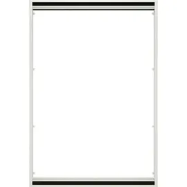 hecht International Insektenschutzrollo »für Dachfenster«, transparent, weiß/schwarz, BxH: 110x160 cm,