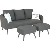 Primaster Lounge Möbelset Estoril mit wetterfestem Bezug