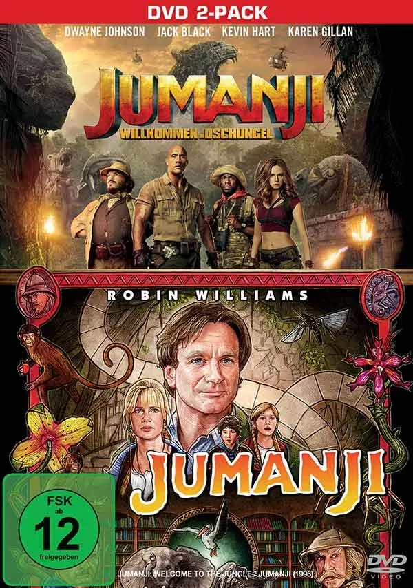 Jumanji / Jumanji: Willkommen im Dschungel (2 DVDs)