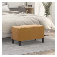 VidaXL Sitzbank Braun 70x35x41 cm Samt