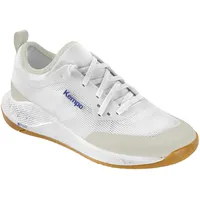 Kempa Damen Kourtfly Damenschuhe Handball-Schuhe, weiß/grau, 38.5 EU