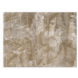 Tulup Glasbodenplatte Rechteck 80 x 60 x 0,4 cm Beige