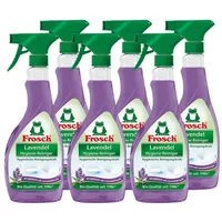 FROSCH 6x Frosch Lavendel Hygiene-Reiniger 500 ml Sprühflasche Spezialwaschmittel