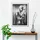 reinders Wandbild 50 x 70 cm Toilet Pic Holz Schwarz
