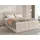 bromarkt Boxspringbett DENVER mit 2 Bettkasten, Bonell-Matratze, Polsterbett, Bett Beige