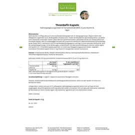 Kräuterhaus Sanct Bernhard Thrombofit Kapseln 60 St.