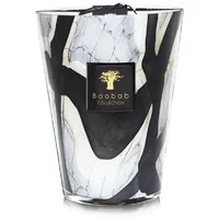 BAOBAB Stones Marble Duftkerze 24 cm schwarz
