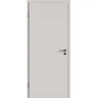 Kilsgaard Zimmertür Uni Grau Lamikor Typ 43/00 Eckkante, DIN Rechts, 610x2110 mm