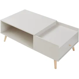 [en.casa] Hallevil Weiß Spanplatte 106 x 59 x 44 cm