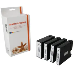Multipack PGI2500XL Alternativ Tinte für Canon / 9254B004 / BK74,6ml / C,M,Y20,4ml (PATENT SAFE