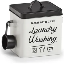 Hti-Living Waschpulver-Box Metall "Laundry"