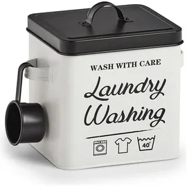 Hti-Living Waschpulver-Box Metall "Laundry"