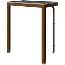 SKANHOLZ Vordach Fehmarn 200 x 125 cm nussbaum