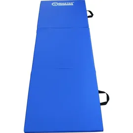 Master Faltbare 3-teilige MASTER Gymnastikmatte 180 x 60 x 3,5 cm - Blau