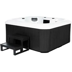 HOME DELUXE Outdoor Whirlpool SEA STAR - Ausstattung: Mit Treppe und Thermoabdeckung