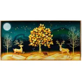 Formano Wandbild Wanddeko Diamant Hirsche