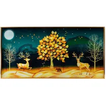 Formano Wandbild Wanddeko Diamant Hirsche