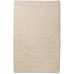 Allgäuer Teppichmanufaktur Webteppich Alpina Elegance 200 x 300 cm Schurwolle Beige Creme