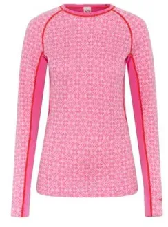 Damen-T-Shirt Kari Traa Rose Light Ls Größe: S /  rosa
