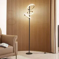 LUCANDE Madu, schwarz, Metall, 160 cm, dimmbar
