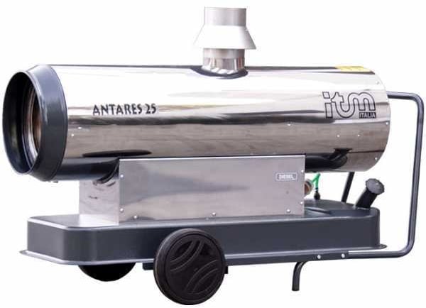 ITM ANTARES 25 INOX - Diesel Heizkanone - indirekte Heizung mit Austauscher