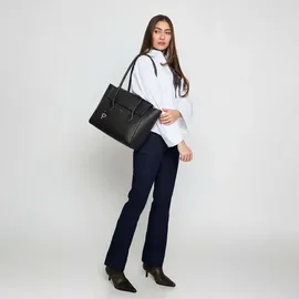 Picard Busy Lady Shopper Leder Black