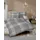 KAEPPEL Pure Kariert Grau 135 x 200 cm + 80 x 80 cm