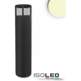 ISOLED LED Wegeleuchte Poller-5, 70cm, 6W, sandschwarz, warmweiß
