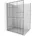 L Walk-In-Dusche 80 schwarz gebürstetes Nickel 800-080-123-97-78